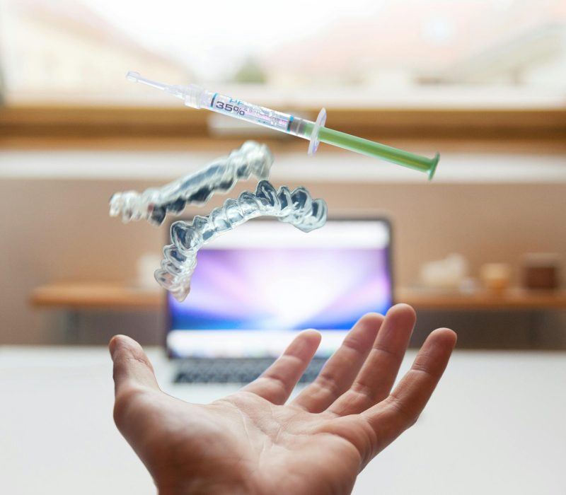 AI medical receptionist assisting patients at a clinic front desk